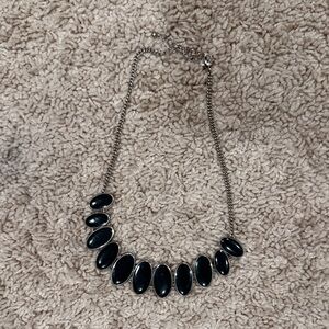 Elegant emerald Oval Necklace